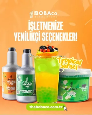 Bobaco Bubble Tea - Bubble tea için özel formül karışımı