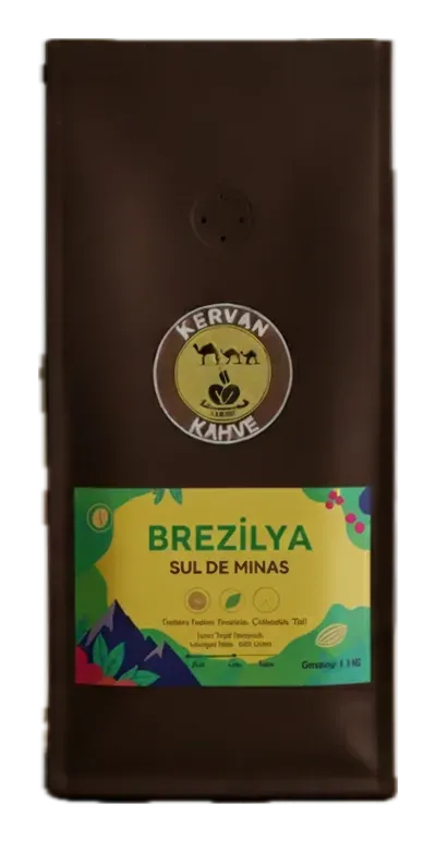 Kervan Kahve Brezilya — Yumuşak ve dengeli profil, klasik tat