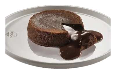 DORO CAKE Çikolatalı Sufle — Sıcak servis edilen akışkan çikolatalı sufle