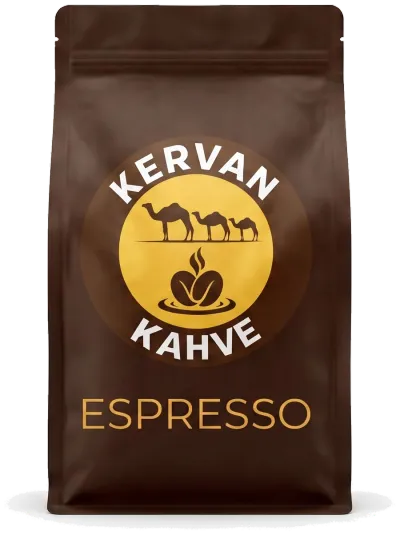 Kervan Kahve Espresso — Yoğun aroması ve kremsi dokusuyla mükemmel espresso deneyimi. Profesyonel barista kalitesi.