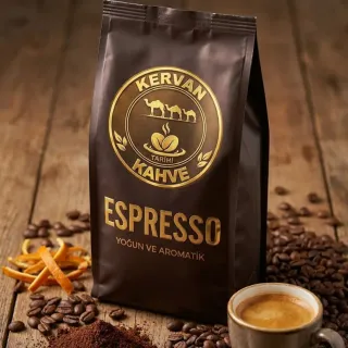 Kervan Kahve Espresso - Yoğun aroması ve kremsi dokusuyla mükemmel espresso deneyimi. Profesyonel barista kalitesi.