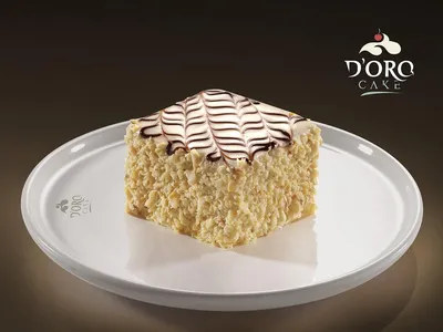 DORO CAKE Esterhazy Cevizli Pasta - Macar klasiği cevizli katmanlı pasta