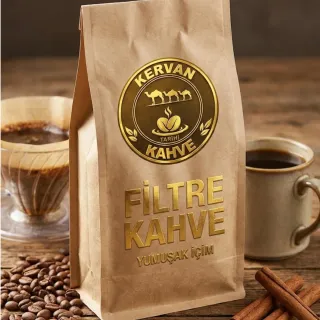 Kervan Kahve Filtre Kahve - Dengeli ve aromatik profiliyle sabah kahvenizin vazgeçilmezi. Yumuşak ve tatmin edici.