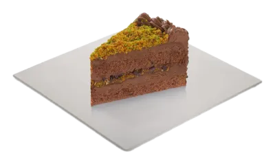 DORO CAKE Fıstıklı Çikolatalı Pasta — Antep fıstığı serpilmiş çikolatalı pasta