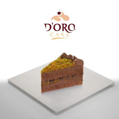 DORO CAKE Fıstıklı Çikolatalı Pasta - Antep fıstığı serpilmiş çikolatalı pasta