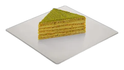 DORO CAKE Fıstıklı Katmanlı Pasta — Fıstık kremalı çok katmanlı pasta