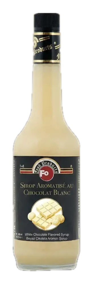 FO Beyaz Çikolata Şurubu — Kremsi beyaz çikolata aromalı şurup