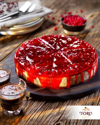 DORO CAKE Frambuazlı Cheesecake - Taze frambuazlı cheesecake, kahvenizin mükemmel eşlikçisi