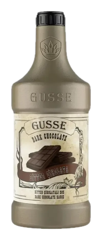 Gusse Bitter Çikolatalı Sos — Yoğun bitter çikolata aromalı sos