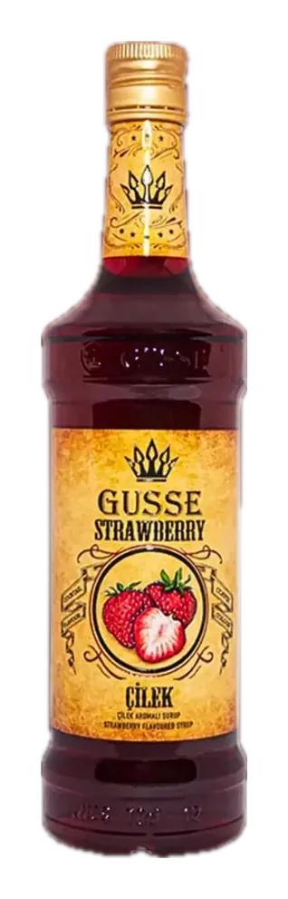 Gusse Çilek Şurubu — Taze çilek aromalı meyveli şurup