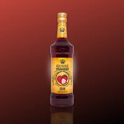 Gusse Çilek Şurubu - Taze çilek aromalı meyveli şurup