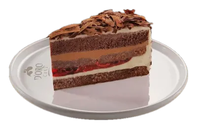 DORO CAKE Karaorman Pastası — Klasik Black Forest pasta, vişne ve çikolata