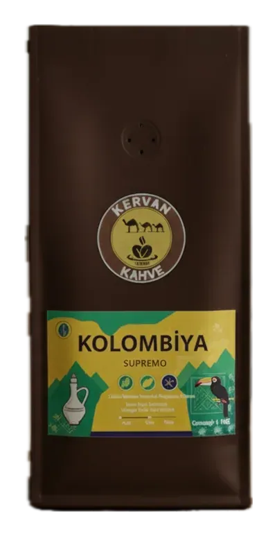 Kervan Kahve Kolombiya — Çikolata ve karamel tatları, mükemmel denge