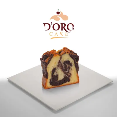 DORO CAKE Mermer Kek - Vanilyalı ve kakaolu mermer desenli kek