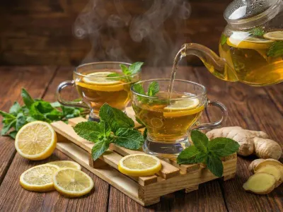 Kervan Kahve Nane Limon Çayı - Ferahlatıcı nane ve limon karışımı