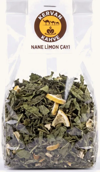 Kervan Kahve Nane Limon Çayı — Ferahlatıcı nane ve limon karışımı