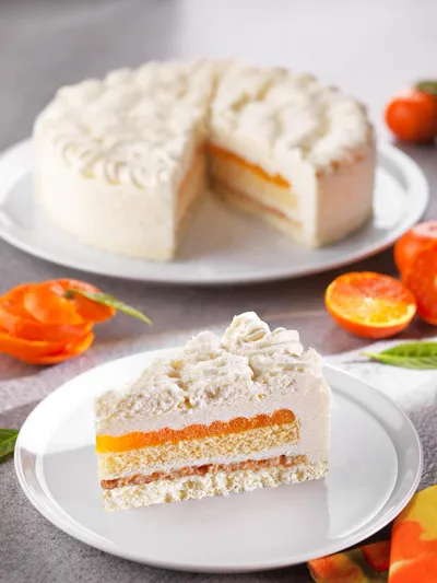 DORO CAKE Portakal Kremalı Pasta - Ferahlatıcı portakal aromalı pasta