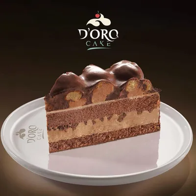 DORO CAKE Profiterollü Çikolatalı Pasta - Profiterol toplarıyla süslü çikolata pastası
