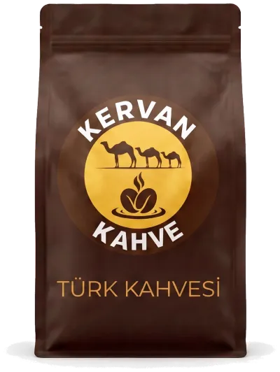 Kervan Kahve Türk Kahvesi — Geleneksel Türk kahvesi kültürünün en özel hali. Zengin tat ve koku ile damağınızda iz bırakır.