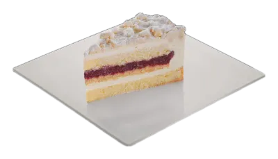 DORO CAKE Vişneli Kremalı Pasta — Vişne dolgulu krema kaplı pasta