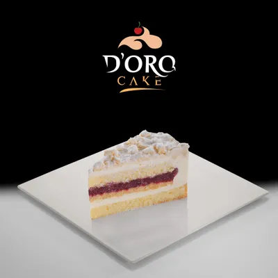 DORO CAKE Vişneli Kremalı Pasta - Vişne dolgulu krema kaplı pasta