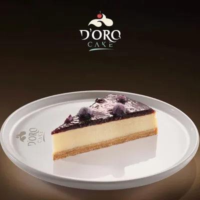 DORO CAKE Yaban Mersinli Cheesecake Premium - Yaban mersini soslu premium cheesecake