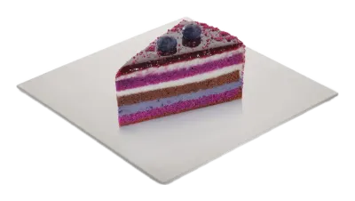 DORO CAKE Yaban Mersinli Pasta — Yaban mersini ile süslenmiş katmanlı pasta